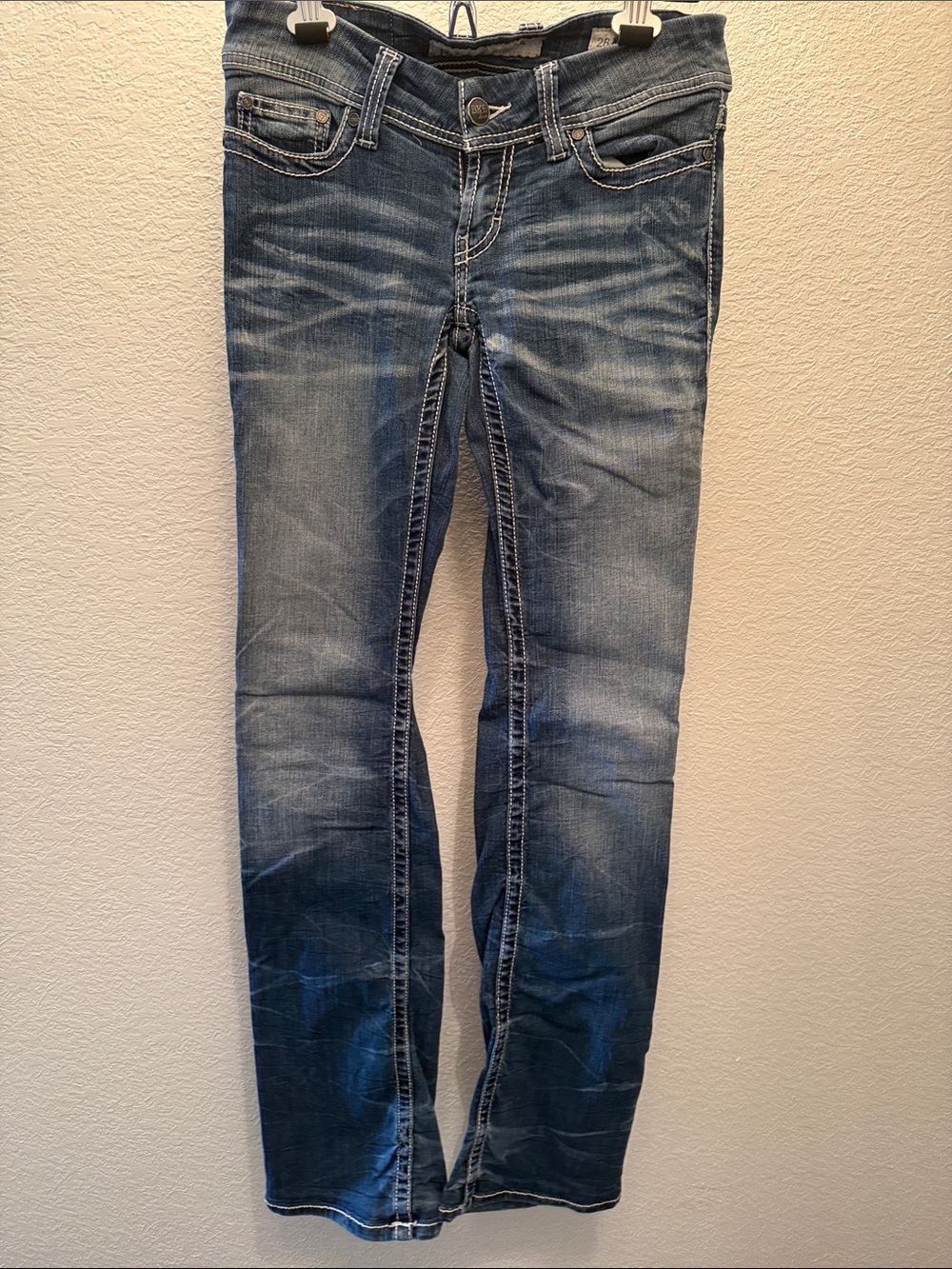 Classic Women Blue Washed Jeans